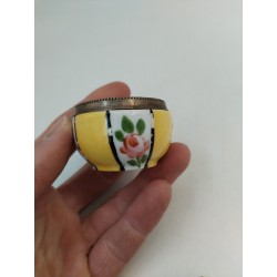 Paire De Saleron Limoges Sel Poivre Condiments Art De La Table Porcelaine Art...