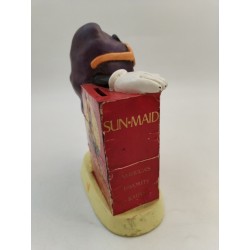 Tirelire Vintage 1987 Pub Sun Maid Raisins Raisin Figurine