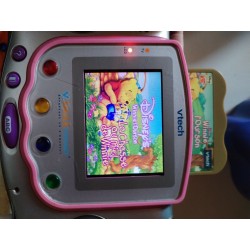 Console Vtech Vsmile Pocket Jeux Vidéo Éducatif Housse Câble Chargeur Jeu Dora
