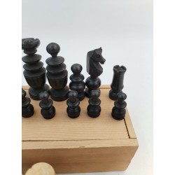 Jeux D'échecs Régence Jeu Échec Cafe Paris Bois Tourné Échiquier