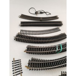 Lot De 36 Rails Courbes Droits Éclisses Jouef Trains Électriques Playcraft...