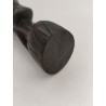 Buste Visage Statue Africaine Bois Ébène Sculpté Art Africain Tribu Statuette