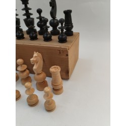 Ancien Jeux d'échecs style REGENCE Jeu Échec Reine 9 Old REGENCY chess set