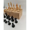 Ancien Jeu D'échecs Staunton Jeux Échec Billes De Verre Antique Chess Set Échecs