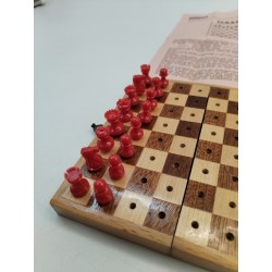 Jeux D'échecs Pliant Voyage Bois Picot Vauen Schach Jeu Échec Echecs