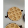 Lot De 6 Poêlons à escargots 12 trous Emile Henry 🗝️ 2512 Escargot Poêlon 