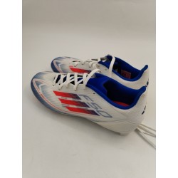 Chaussures Adidas F50 League FG/MG IE0601 blanche Football Crampons Foot Messi 