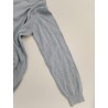 POLO By RALPH LAUREN Boys Pull Sweat Cardigan Bleu Clair Gris 11-12 Years Small