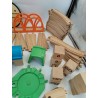 Gros lot + 120 Pièces Train Bois Lillabo Railways Ikea Brio Rails Jeux Jouet