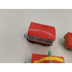 Lot De 9 Remorques Wagon Trains Thomas Train Mattel Jouet Rails Véhicule