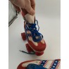 Paire roller Skate Marque Holly Couleurs USA patins à roulettes Taille 7.7 20 Cm