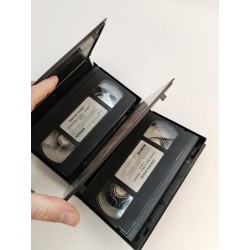 COFFRET 2 K7 VIDEO VHS ZINEDINE ZIDANE COMME DANS UN REVE Cassette Canal Foot