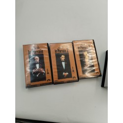 Coffret Trilogie VHS Le Parrain 1 2 et 3 Paramount Cassette Vidéo K7 Film Oscar 