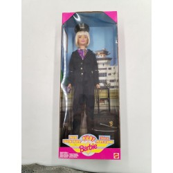 Barbie Pilot Pilote D'avion Mattel 1999 Poupée Neuve En Boite