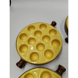 Lot 5 Poêlons La Bourguignonne Made In France Caquelons Escargots Émile Henry