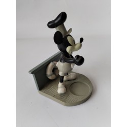Figurine horloge DISNEYLAND PARIS Mickey Steamboat Willie résine Disney 13 cm 
