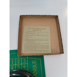 Jeu De Roulette Coffret Tapis Feutrine Casino Jeux Anciens 22 Centimètres 