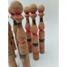 Jeu De 9 Quilles Jeux Bois Tourné Ancien