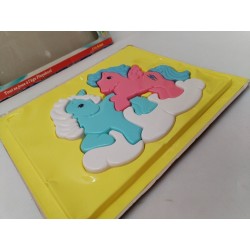 Playskool 1986 Mon Petit Poney Mb Jeux Puzzle Plastic 10 Pièces Jouet Vintage