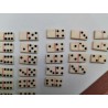 Miniature Jeu Ancien De Dominos Complet En Boîte Jeux Nouveaux Réunis Os