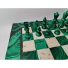 Grand Jeux D'échecs 50X50 En Malachite Jeu Échec Pierre Chess Game echec echecs