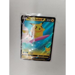 Pikachu Surfeur V 008/025 2021 Carte Pokémon Holo Full Art Reverse Nintendo