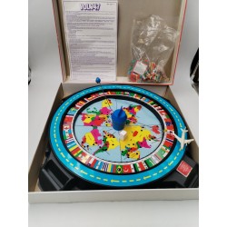 Vol 747 Scolarma 1979 Jeu De Société Jouet Course Autour Du Monde Voyage