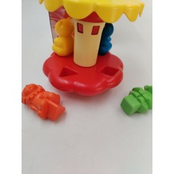 Playskool 1986 Le Manège En Boîte Jouet Enfant Jeu Bébé Animaux Sons Vintage