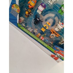 Super wings World Airport Crew Spécial Pack 30 Figurines 20 Transformers...