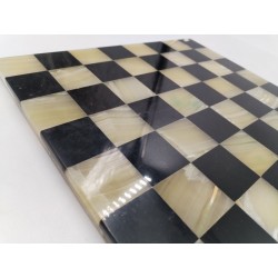 Plateau D'échec En Marbre Pierre Onyx Fait Main Échiquier Jeux Echec Mexico No 6