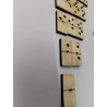 Jeux De Dominos Anciens Double 6 Six Riveté Os Ébène Rivets Jeu Ancien