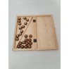 Jeux De Dames En Bois Sculpté Artisanal Jeu De Société Coffret Pliant