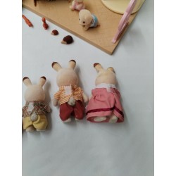 Lot Sylvanian Families Baby Castel Nursery Epoch Château Pour Bébé + Personnages