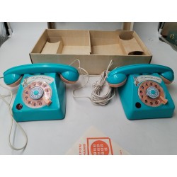Holly Hobbie Téléphone Set Dial Intercom Durham Jouet Jeux Ancien Phone