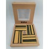 Coffret Kapla 40 Planchettes Jaune Et Verte Jouet Bois Construction