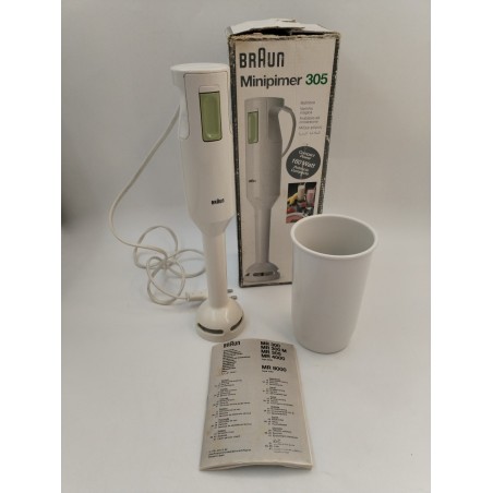Mixeur plongeant Braun Minipimer MR 305 Multiquick Blender Soupes Sauces Bébé 