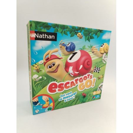 Jeux De Société ESCARGOTS GO ! NATHAN 4-99 ANS COMPLET Grand Prix Du Jouet 