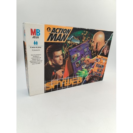 Action Man Jeux De société Spyweb MB 1998 Hasbro action figure game Espion 