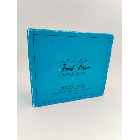TRIVIAL PURSUIT édition JUNIOR Parker 1985 Boite Complémentaire Extension Jeux 