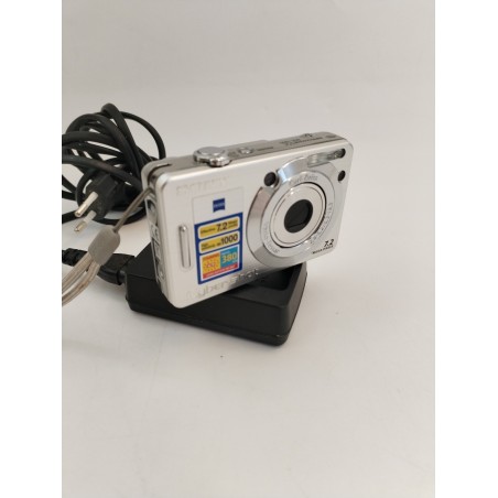 Sony Cyber-shot DSC-W55 7.2MP Digital Camera - Silver Appareil Photo Numérique 