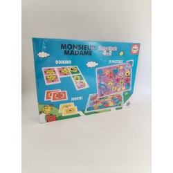 Jeux Neuf Monsieur Madame Super Pack 4 In 1 Domino Puzzles Memo Educa Jeux De...