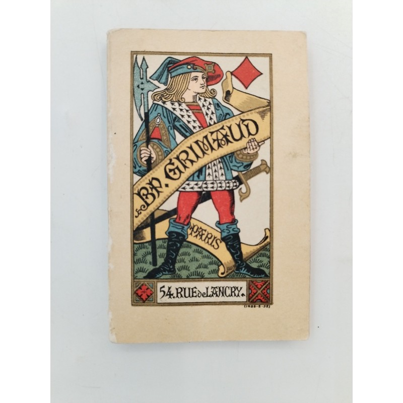 1929 Ancien livret regles jeu carte Grimaud bridge Poker Baccara Jeux Cartes 1929 Ancien livret regles jeu carte Grimaud bridge Poker Baccara Jeux Cartes