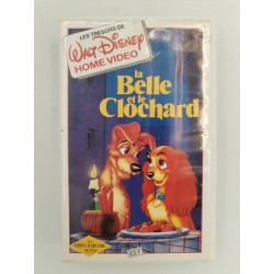 Les Trésors De Walt Disney Home Video La Belle Et Le Clochard Cassette K7 VHS 