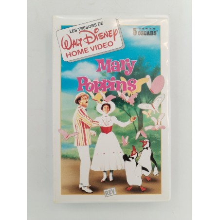 Les Trésors De Walt Disney Home Video mary Poppins Cassette K7 VHS Film Animés 