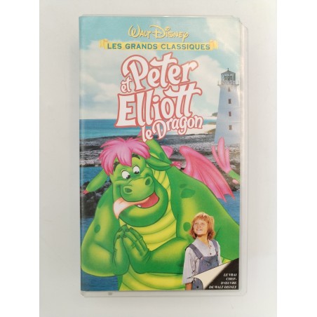 Walt Disney Peter ET Elliott Le Dragon Cassette K7 VHS Film Grands Classiques 