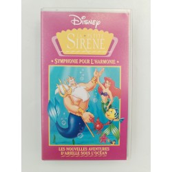Walt Disney La petite Sirène Symphonie Harmonie Arielle Cassette K7 VHS Film