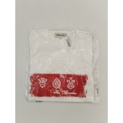 Neuf Les Olivades T Shirt Blanc Taille 1 Croix De Camargue Manade Tee Shirt Été