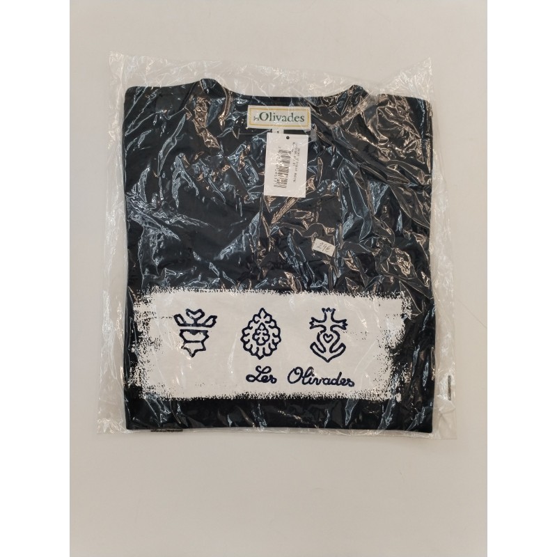 Neuf Les Olivades T Shirt Marine Taille 1 Croix De Camargue Manade Tee Shirt Été Neuf Les Olivades T Shirt Marine Taille 1 Croix De Camargue Manade Tee Shirt Été