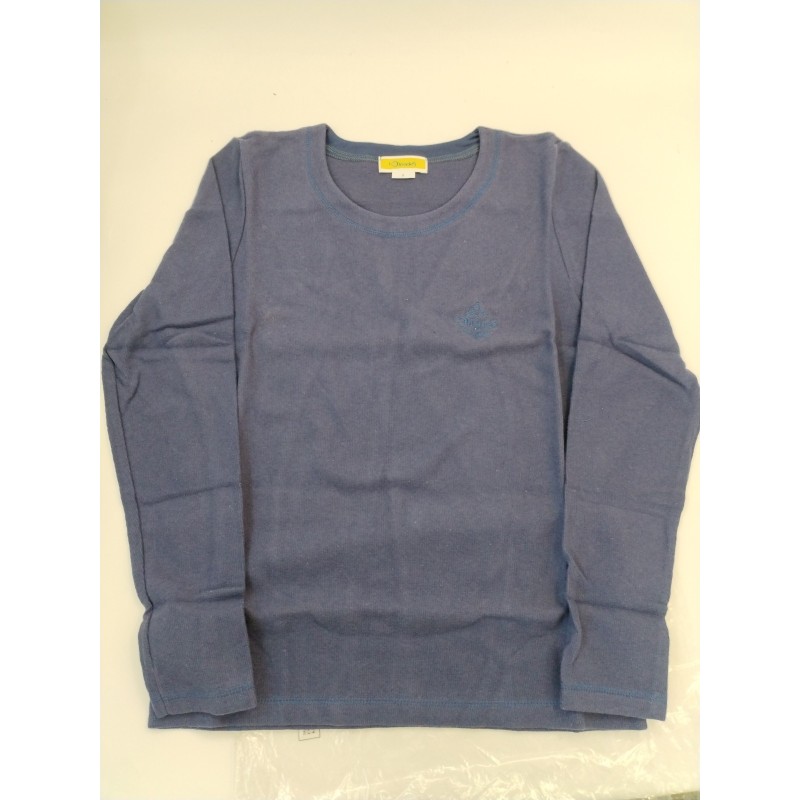 Les Olivades Tshirt A Manche Longue Bleu Marine Taille 2 Tshirt Femme