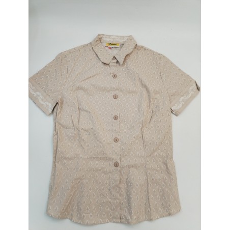 Les Olivades Neuf Chemisier Taille 38 Beige Sable Creme Souleiado Gardian...